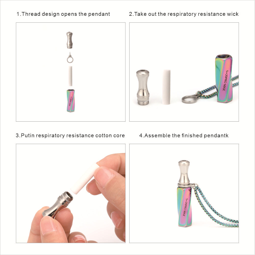 Collar Inhalador de Acero Inox - Vaping Air reseña y precio
