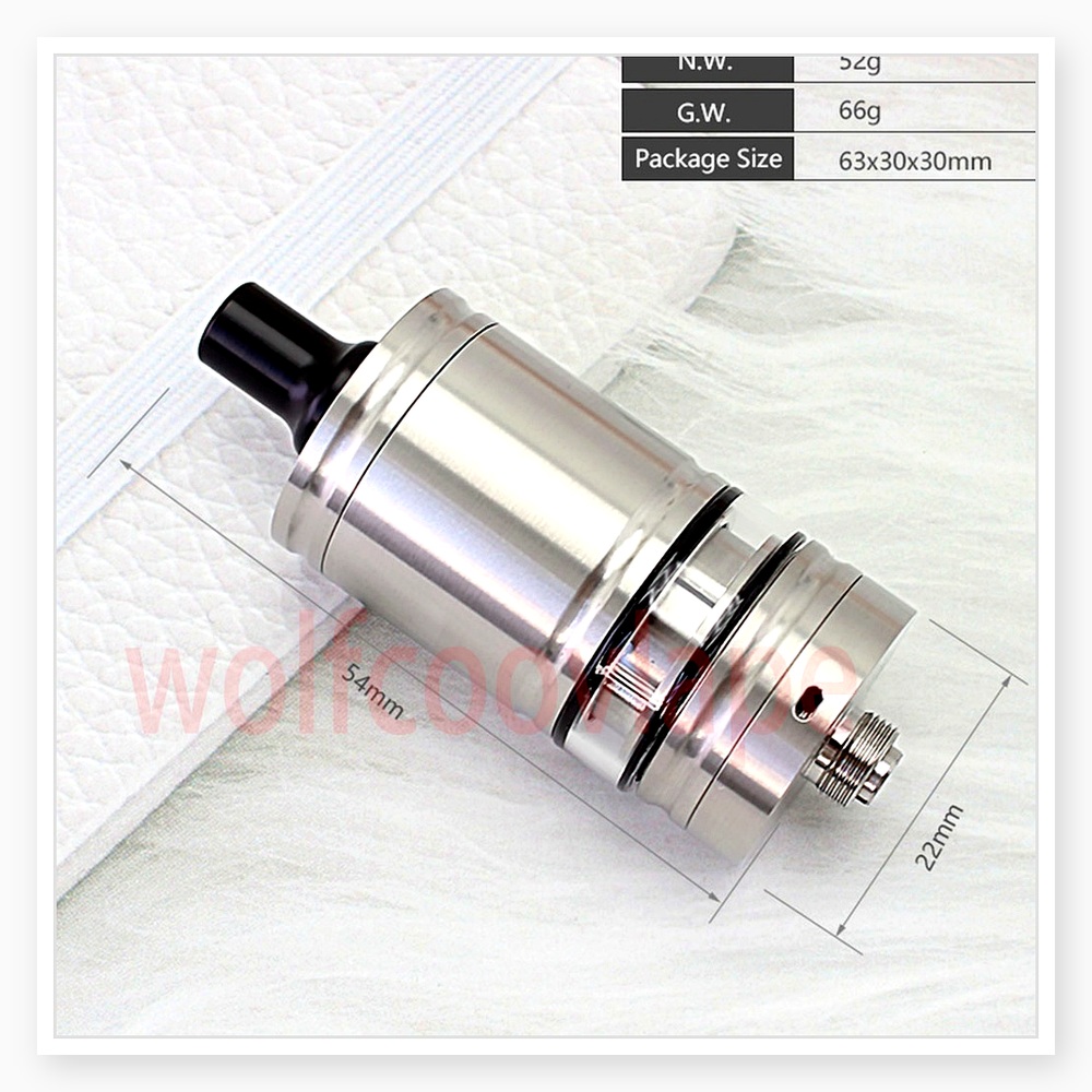 Atomizador de Tanque Lindy RTA - Vaping Air reseña y precio